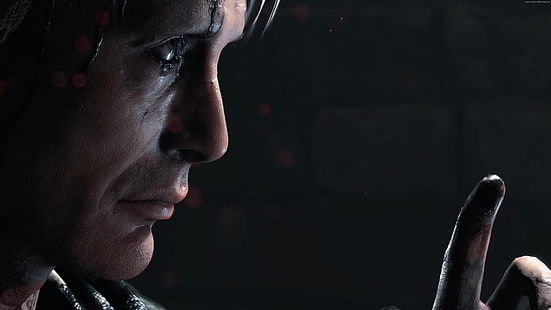 Хидео Кодзима, E3 2017, скриншот, Мадс Миккельсен, Death Stranding, 5k, HD обои HD wallpaper
