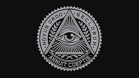 Novus Ordo Seclorum logo, triangle, illuminati, masons, HD wallpaper HD wallpaper