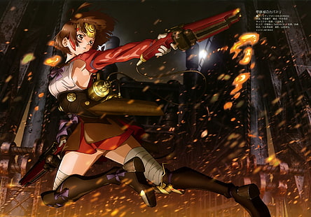 Anime, Kabaneri of the Iron Fortress, Mumei (Kabaneri of the Iron Fortress), HD wallpaper HD wallpaper