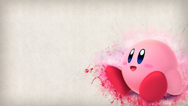 pahlawan, karya seni, Kirby, Super Smash Brothers, Wallpaper HD