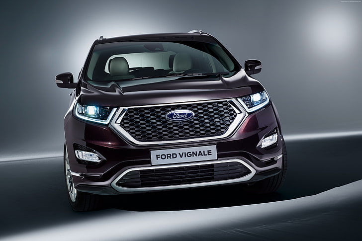 Ford Vignale Edge, Salón del Automóvil de Ginebra 2016, crossover, Fondo de pantalla HD