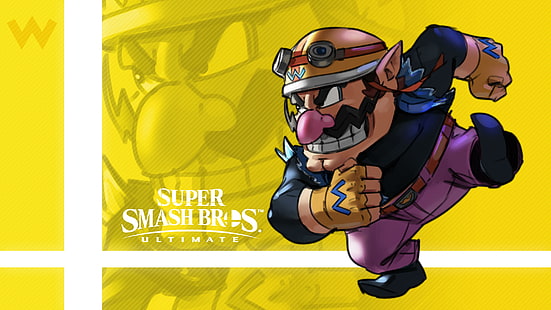 Video Game, Super Smash Bros. Ultimate, Wario, HD wallpaper HD wallpaper
