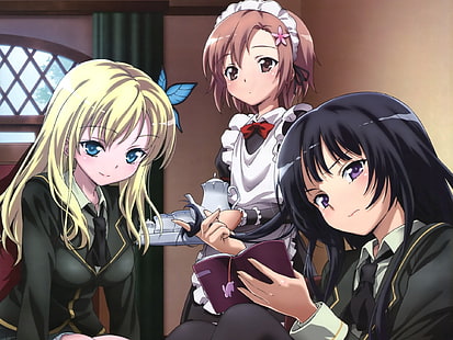 Anime, Boku Wa Tomodachi Ga Sukunai, Sena Kashiwazaki, Yozora Mikazuki, Yukimura Kusunoki, HD wallpaper HD wallpaper
