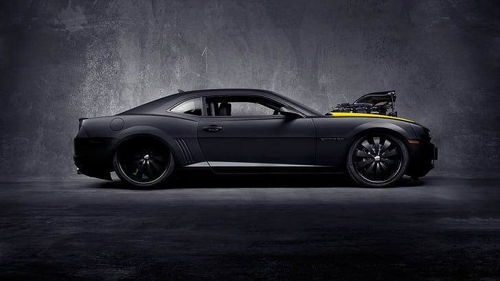 Black Chevrolet Camaro coupe HD wallpapers free download | Wallpaperbetter