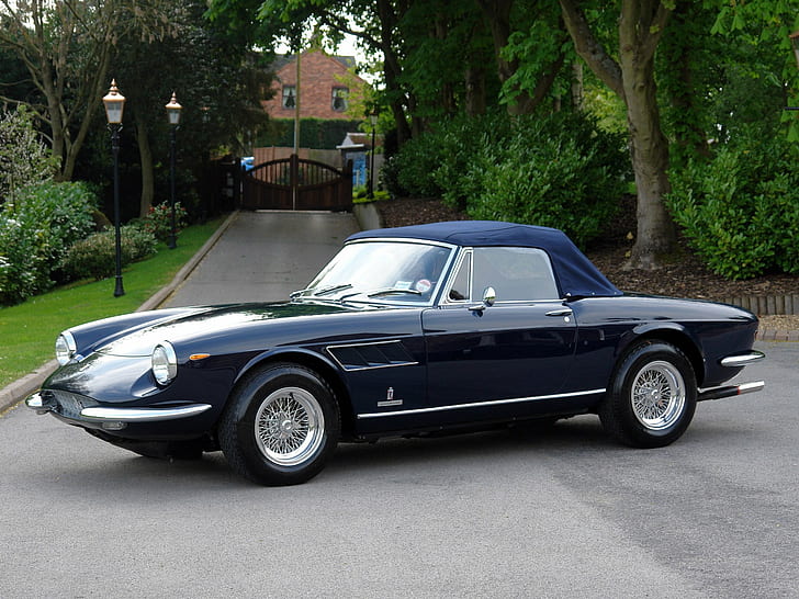 1968, 330, класика, ферари, gts, суперавтомобил, спецификация на Великобритания, HD тапет