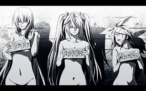 Anime Vocaloid Miku Rin Luka Colorsplash Rin Kagamine Luka Megurine, HD masaüstü duvar kağıdı HD wallpaper