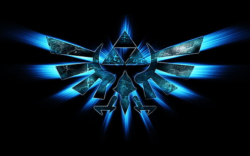 elang triforce legenda zelda logo piramida 1680x1050 Video Game Zelda HD Seni, elang, Triforce, Wallpaper HD HD wallpaper