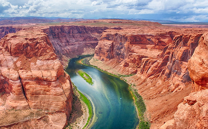 Horseshoe Bend Arizona, Horseshoe bend, Arizona, United States, Arizona, HD wallpaper
