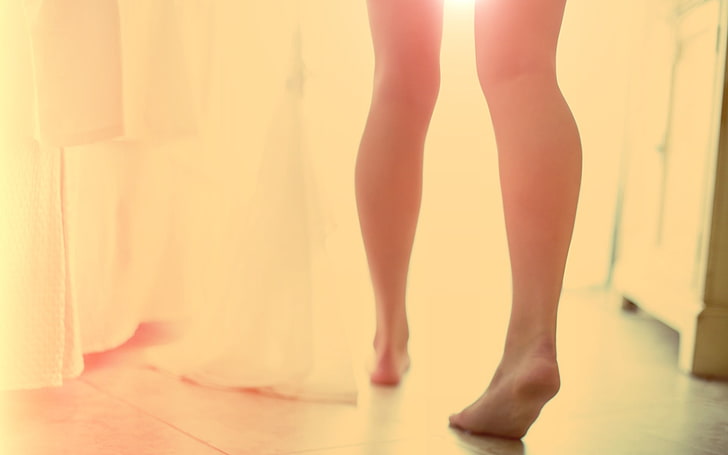Person Beine, Beine, Frauen, hell, Füße, Modell, barfuß, HD-Hintergrundbild