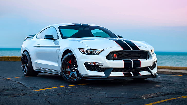 Ford Mustang, autos americanos, muscle cars, autos, mar, Fondo de pantalla  HD | Wallpaperbetter