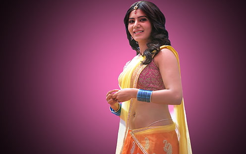 Indyjska aktorka Samantha, indyjska, Samantha, aktorka, Tapety HD HD wallpaper