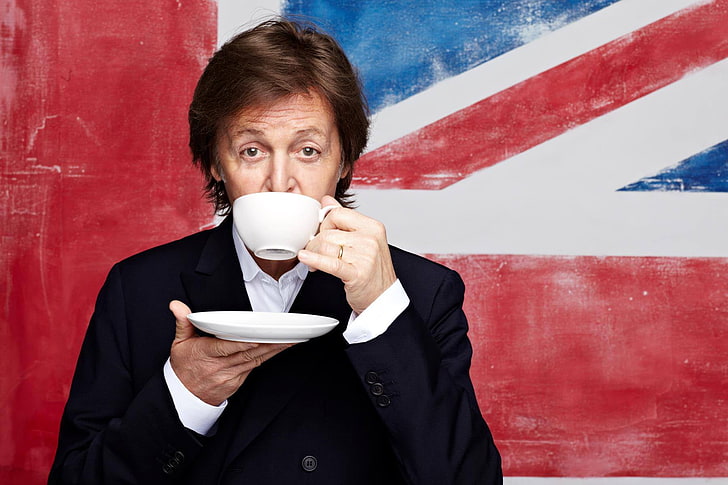 John Lennon, Paul McCartney, minne, 14 februari 2015, musiker, Beatles, HD tapet
