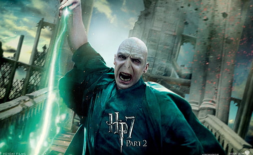 HP7 Część 2 Voldemort, Lord Voldemort z Harry'ego Pottera, Filmy, Harry Potter, Złoczyńca, HP7, Harry Potter i Insygnia Śmierci Voldemort, Harry Potter i Insygnia Śmierci część 2, HP7 Część 2, Ostatnia bitwa, Voldemort, Harry Potter Film z 2011 roku , zakończenie harry potter, Tapety HD HD wallpaper