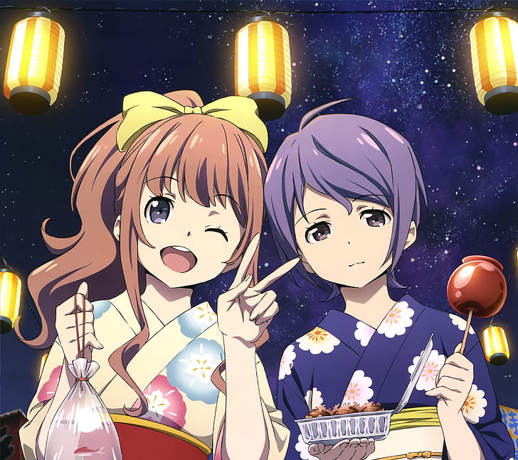 Anime, Classroom Crisis, Iris Shirasaki, Mizuki Sera, HD wallpaper
