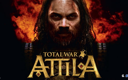 Total War Attila tapeta, total war attila, attila, kreatywny montaż, sega, strategia, Tapety HD HD wallpaper