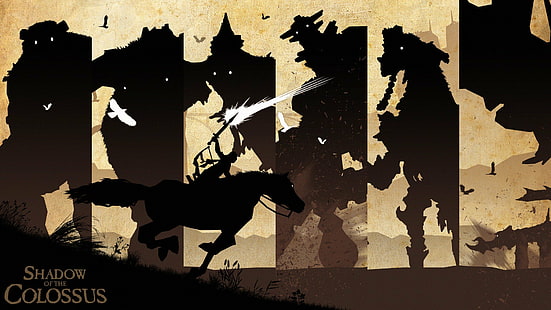 Shadow Of The Colossus, Wander, Wander and the Colossus, Fondo de pantalla HD HD wallpaper