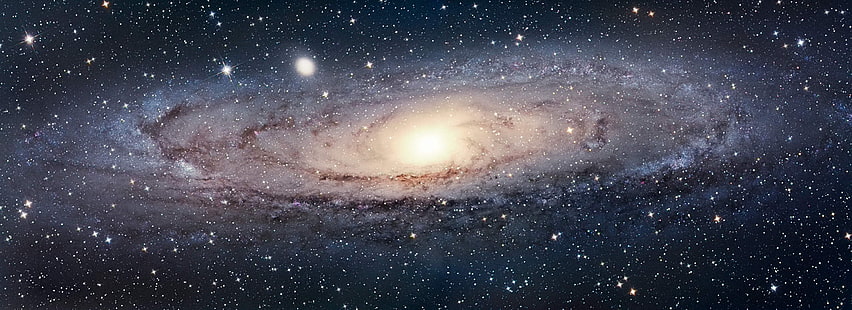 Andromeda, galaksi spiral, galaksi, Messier 31, Wallpaper HD HD wallpaper
