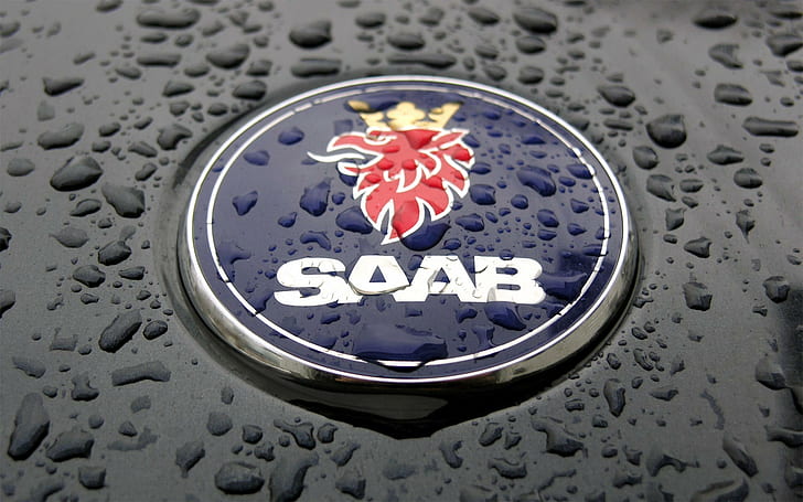 Saab Water Drop HD, автомобили, вода, капля, сааб, HD обои