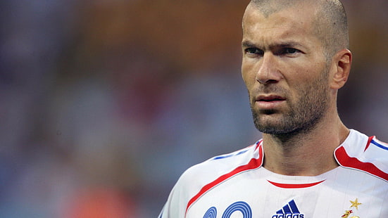 Futbolistas, Francia, leyenda, Zinedine Zidane, Fondo de pantalla HD HD wallpaper