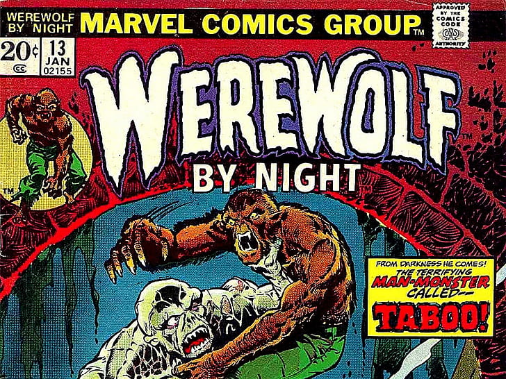 Werwolf in der Nacht, HD-Hintergrundbild