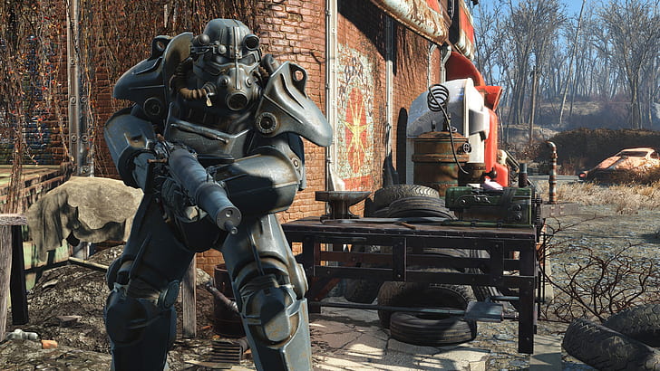Fallout 4 4k fajny obraz tła, Tapety HD