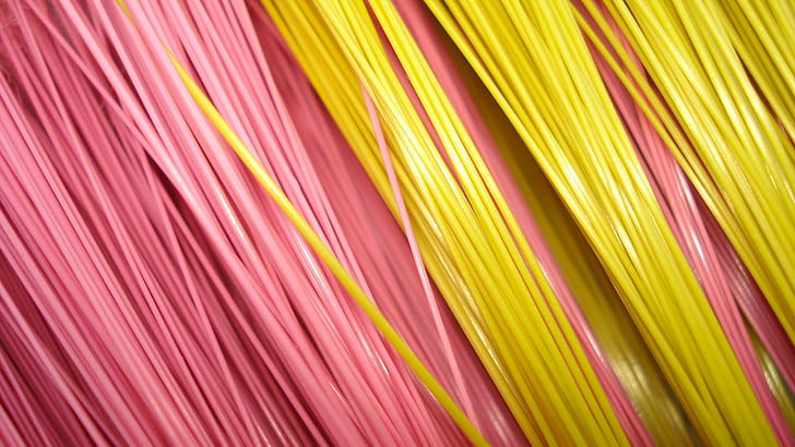 kolorowy, różowy, żółty, Tapety HD