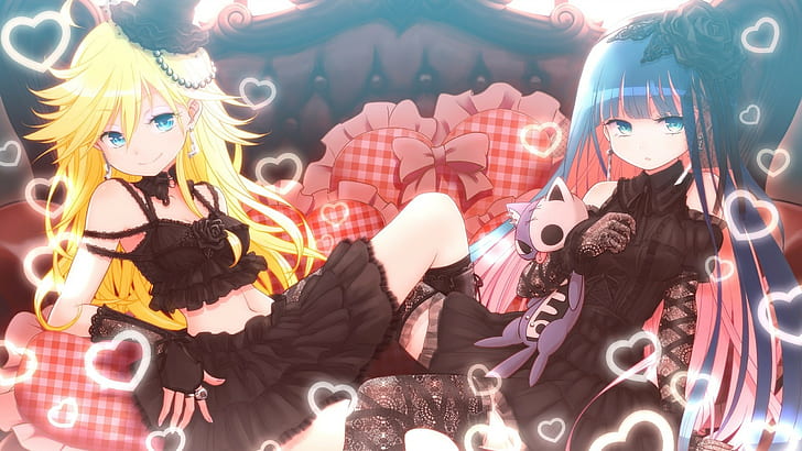 anime, Panty and Stocking with Garterbelt, Anarchy Stocking, Anarchy Panty, Tapety HD