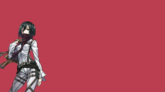 Attack on Titan Anime Red HD, dibujos animados / cómic, anime, rojo, encendido, ataque, titán, Fondo de pantalla HD HD wallpaper
