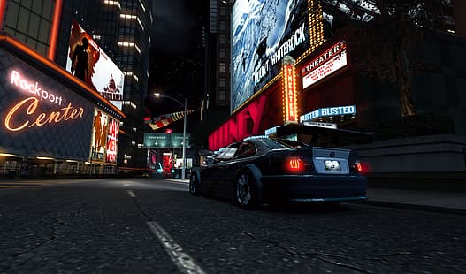videogames, Need for Speed: World, BMW, BMW M3 GTR, veículo, carro, HD papel de parede HD wallpaper