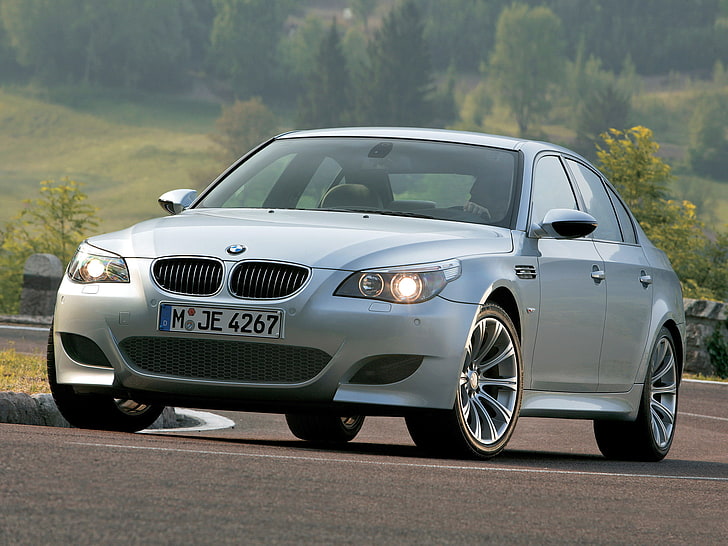 2004, BMW-M5, E60, Fond d'écran HD