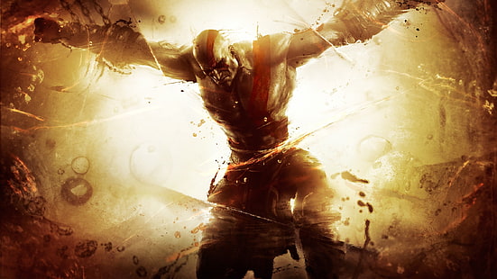 video game kratos seni fantasi dewa perang dewa perang 4 dewa perang kenaikan 2560x1440 Abstrak Fantasi HD Seni, Video Game, Kratos, Wallpaper HD HD wallpaper