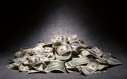 Viele Dollar, Geld, usd, Dollar, Vermögen, HD-Hintergrundbild HD wallpaper