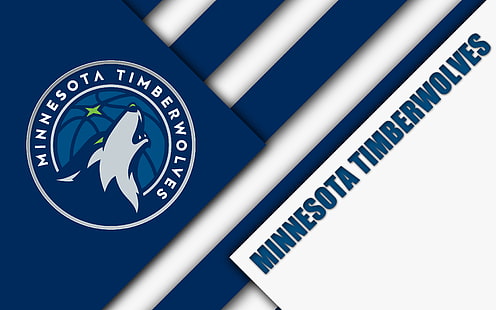Bola Basket, Minnesota Timberwolves, Logo, NBA, Wallpaper HD HD wallpaper
