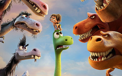 movies, The Good Dinosaur, HD wallpaper HD wallpaper