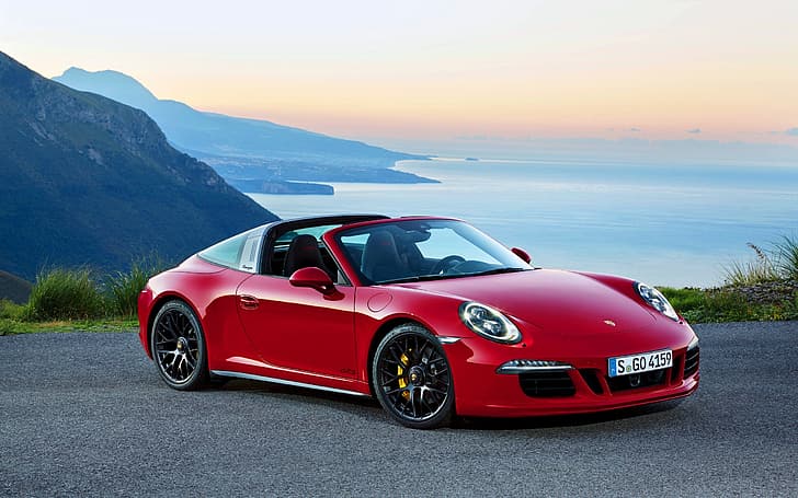 911, Porsche, GTS, 2015, Targa, HD wallpaper
