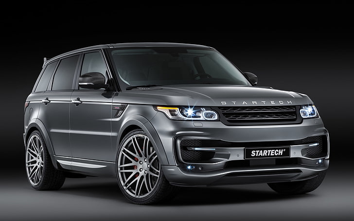 background, tuning, Sport, jeep, SUV, Land Rover, Range Rover, the front, Startech, HD wallpaper