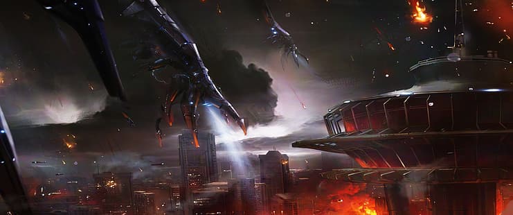  Mass Effect, Reapers, HD wallpaper HD wallpaper