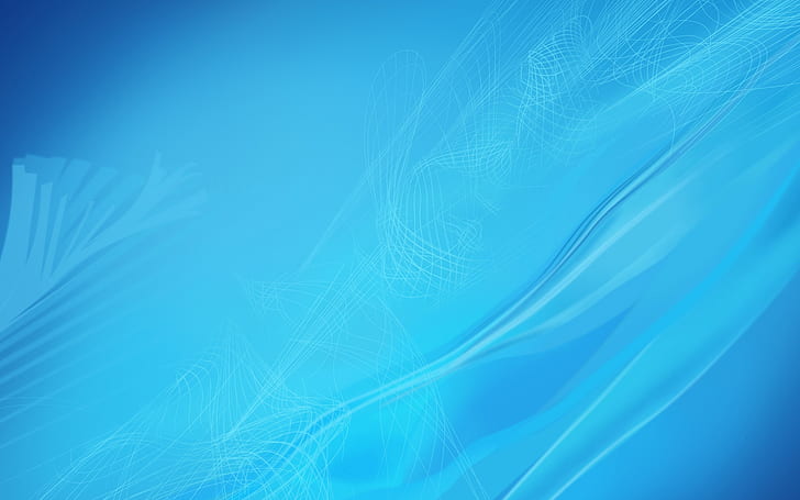 Blue Abstract HD, абстрактный, синий, 3d, HD обои