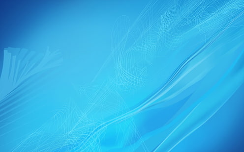 Синьо абстрактно HD, абстрактно, синьо, 3d, HD тапет HD wallpaper