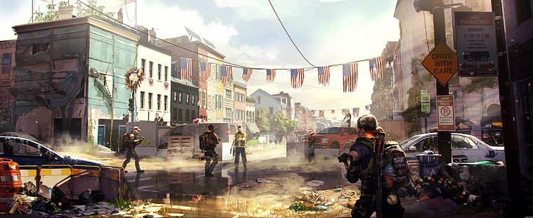 videospel, Tom Clancy's The Division 2, Tom Clancy's The Division, HD tapet HD wallpaper