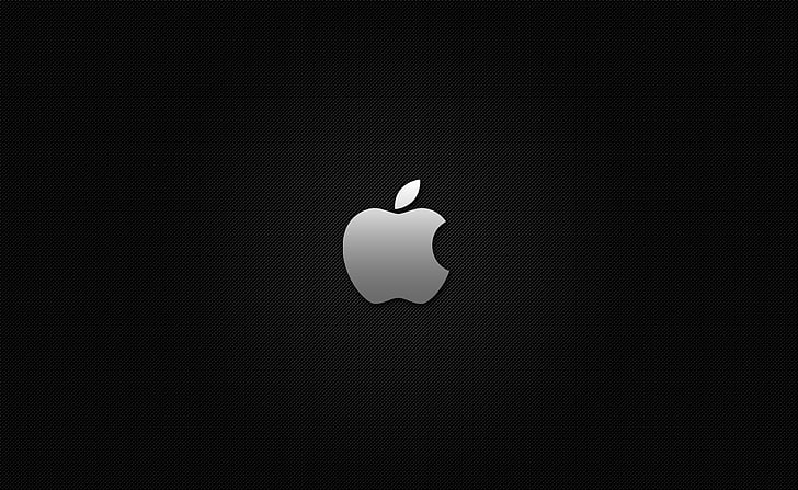 Apple Carbon, Apple Logo, Computer, Mac, Apple, Carbon, Kohlenstofffaser, Kohlenstofffaserhintergrund, Apfelkohlenstoff, HD-Hintergrundbild
