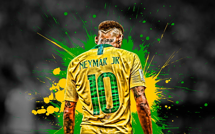 Sepak Bola, Neymar, Brazil, Pesepakbola, Wallpaper HD
