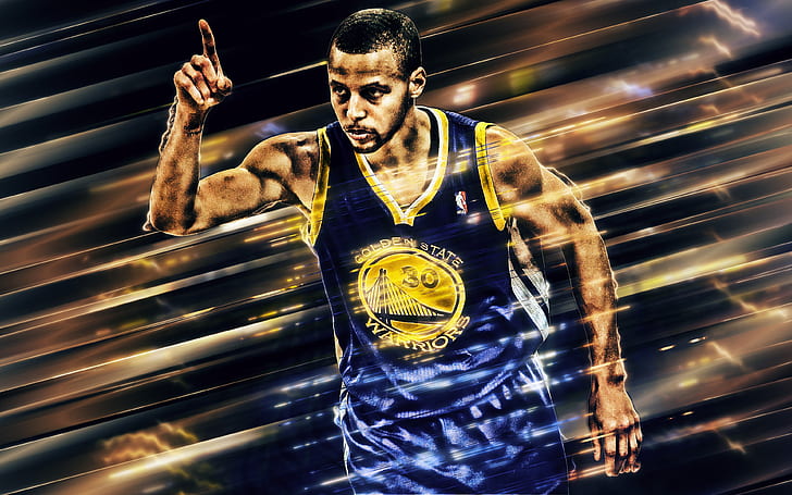 Basketball, Stephen Curry, Golden State Warriors, NBA, HD wallpaper
