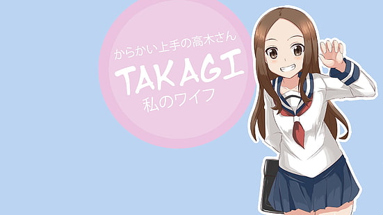 Anime, Karakai Jouzu no Takagi-san, Takagi (Karakai Jouzu no Takagi-san), HD papel de parede HD wallpaper