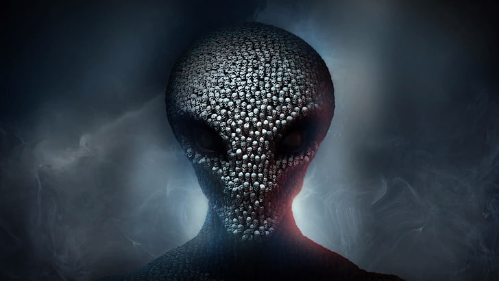 aliens, XCOM 2, spooky, head, video games, XCOM, HD wallpaper