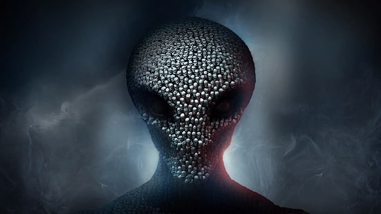 aliens, XCOM 2, spooky, head, video games, XCOM, HD wallpaper HD wallpaper