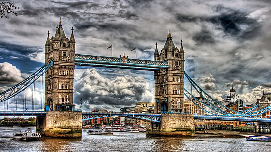 Tower Bridge Von London, Großbritannien London Sehenswürdigkeiten zwischen 1886 und 1894 gebaut HD Wallpaper für Handys und Laptops 3840 × 2160, HD-Hintergrundbild HD wallpaper