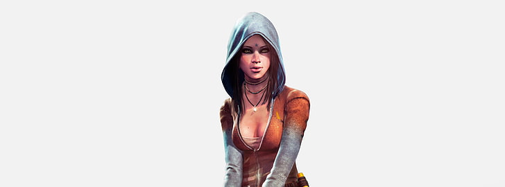 DmC Devil May Cry Kat, animated woman with gray hood illustration, Games, Devil May Cry, DevilMayCry, HD wallpaper