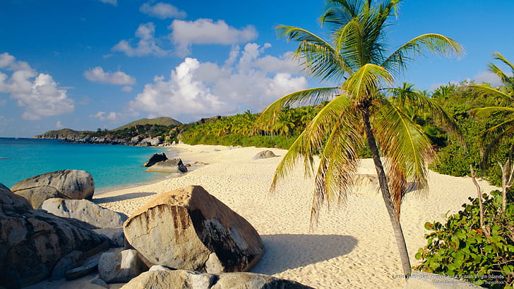 Little Trunk Bay, Virgin Gorda, British Virgin Islands, Islands, HD wallpaper