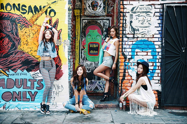 South Korea  Girls Day  women  group of women, HD wallpaper